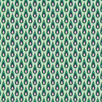 Rolgordijn voor het raam Getekende avocado