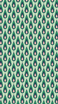 Rolgordijn voor het raam Getekende avocado