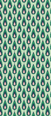 Rolgordijn voor het raam Getekende avocado