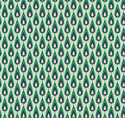 Rolgordijn voor het raam Getekende avocado