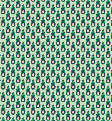 Rolgordijn voor het raam Getekende avocado