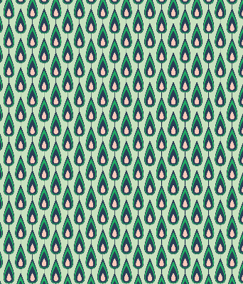 Rolgordijn voor het raam Getekende avocado