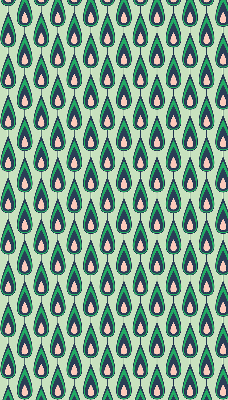 Rolgordijn voor het raam Getekende avocado