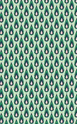 Rolgordijn voor het raam Getekende avocado