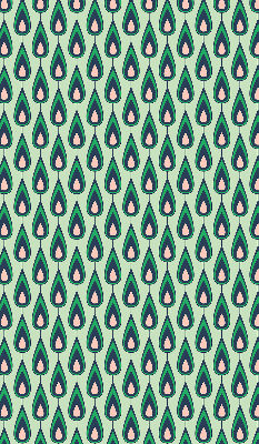 Rolgordijn voor het raam Getekende avocado