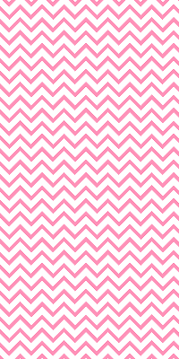 Rolgordijn verduisterend Horizontale roze zigzaglijnen