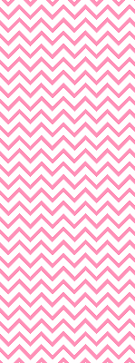 Rolgordijn verduisterend Horizontale roze zigzaglijnen
