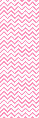 Rolgordijn verduisterend Horizontale roze zigzaglijnen
