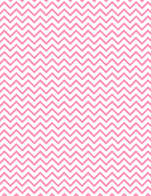 Rolgordijn verduisterend Horizontale roze zigzaglijnen