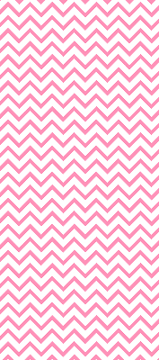 Rolgordijn verduisterend Horizontale roze zigzaglijnen