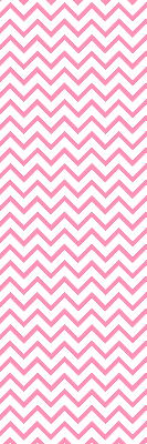 Rolgordijn verduisterend Horizontale roze zigzaglijnen