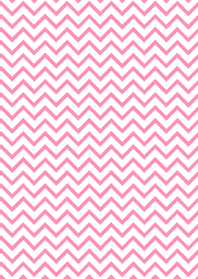 Rolgordijn verduisterend Horizontale roze zigzaglijnen