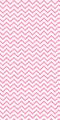 Rolgordijn verduisterend Horizontale roze zigzaglijnen