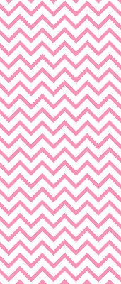 Rolgordijn verduisterend Horizontale roze zigzaglijnen