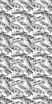 Rolgordijn voor het raam Varenbladeren