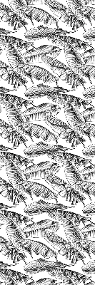 Rolgordijn voor het raam Varenbladeren