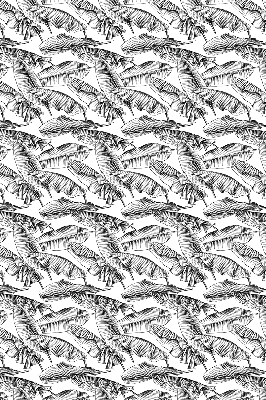 Rolgordijn voor het raam Varenbladeren