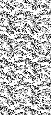 Rolgordijn voor het raam Varenbladeren