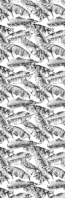 Rolgordijn voor het raam Varenbladeren