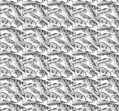 Rolgordijn voor het raam Varenbladeren