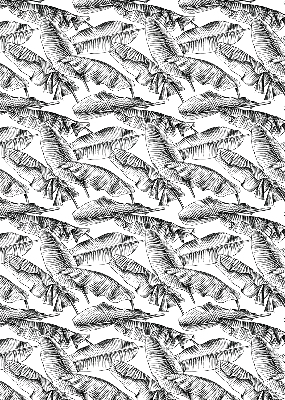 Rolgordijn voor het raam Varenbladeren