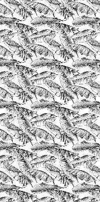 Rolgordijn voor het raam Varenbladeren