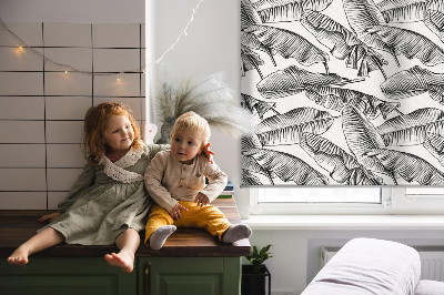 Rolgordijn voor het raam Varenbladeren