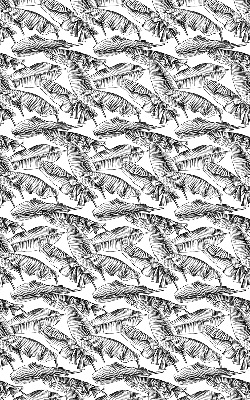 Rolgordijn voor het raam Varenbladeren