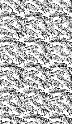 Rolgordijn voor het raam Varenbladeren