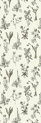 Rolgordijn verduisterend Getekende bloemen