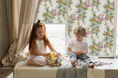 Rolgordijn verduisterend Bloemen