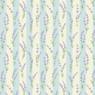 Rolgordijn voor het raam Paarse bloemen