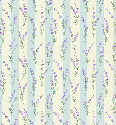 Rolgordijn voor het raam Paarse bloemen