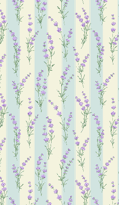 Rolgordijn voor het raam Paarse bloemen