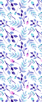 Rolgordijn verduisterend Blauwe bloemen