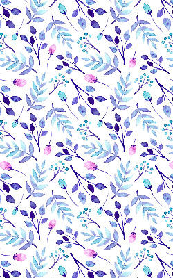 Rolgordijn verduisterend Blauwe bloemen