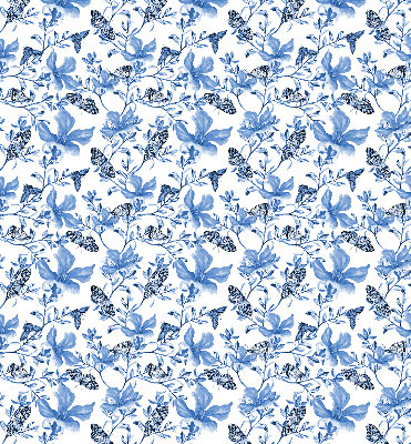 Rolgordijn voor het raam Blauwe vlinders