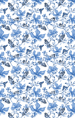 Rolgordijn voor het raam Blauwe vlinders