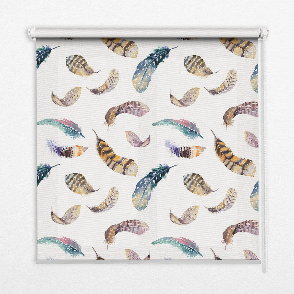 Rolgordijn verduisterend Veren