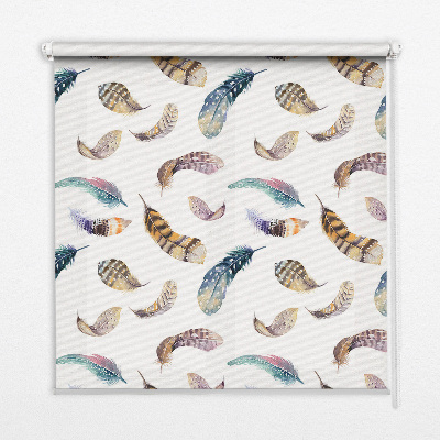 Rolgordijn verduisterend Veren