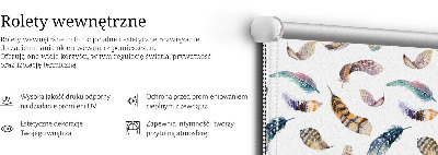 Rolgordijn verduisterend Veren