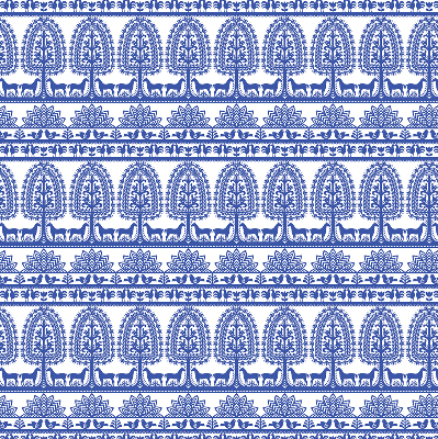 Rolgordijn verduisterend Blauw patroon