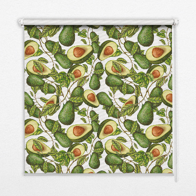 Rolgordijn voor het raam Avocado