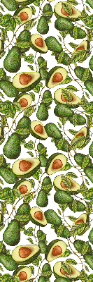 Rolgordijn voor het raam Avocado