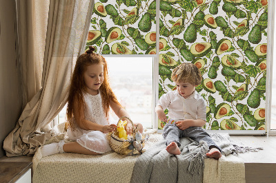 Rolgordijn voor het raam Avocado