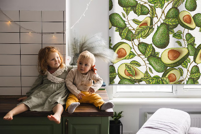 Rolgordijn voor het raam Avocado