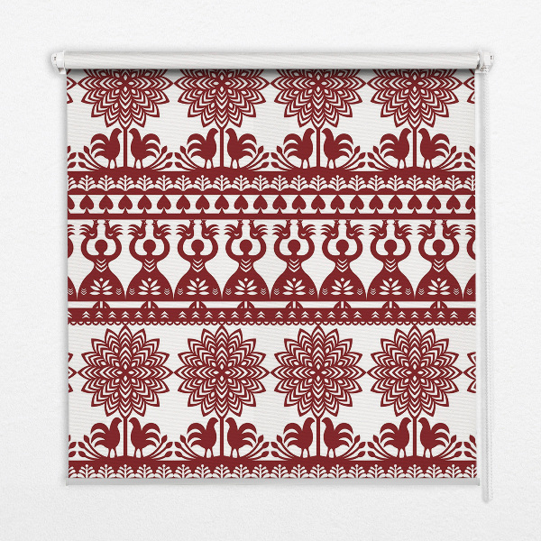 Rolgordijn verduisterend Bruin patroon