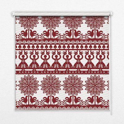 Rolgordijn verduisterend Bruin patroon