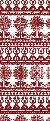 Rolgordijn verduisterend Bruin patroon