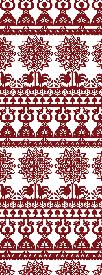 Rolgordijn verduisterend Bruin patroon